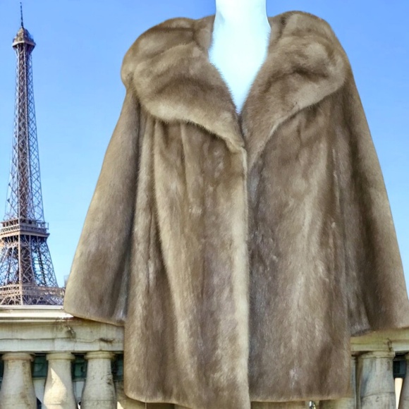 Vintage 80’s Autumn Haze Mink Fur Coat - Picture 16 of 16